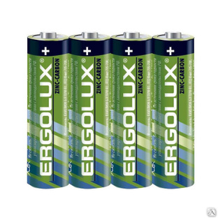 Батарейки солевые R 6 SR4 R6SR4 1.5В 4 шт Ergolux 12441 