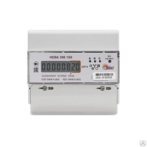 Счетчик электроэнергии ЦЭ-6803В 1 3ф 10-100А 230 В