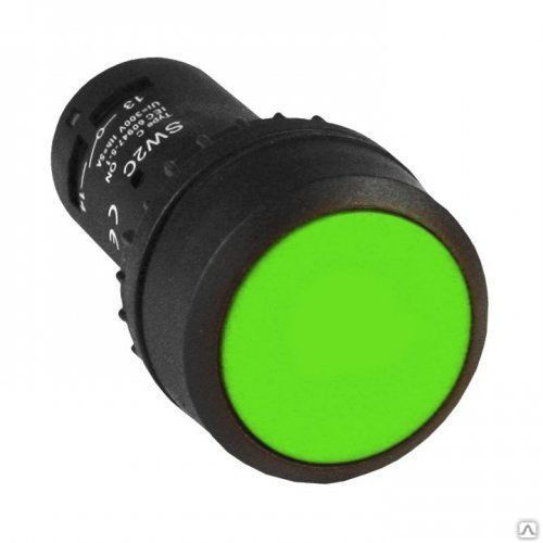 Кнопка SW2C-11 возвратная зеленая NO NC EKF sw2c-11s-g