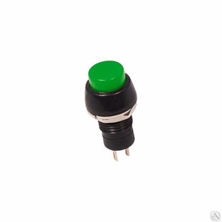 Выключатель-кнопка 250В 2А (2с) ON-OFF бел. (PBS-17A) (для настольной лампы) Rexant 36-3012 