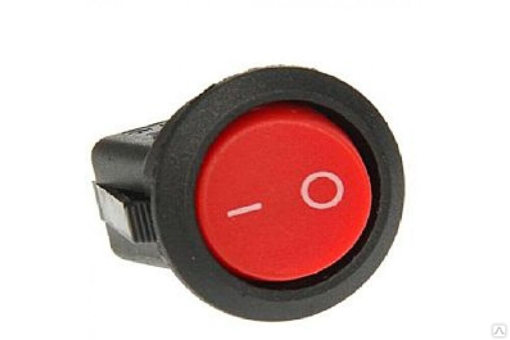 Выключатель клавишный 250 В 15А (3с) ON-OFF красный с подсветкой (RWB-404; SC-791; IRS-101-1C) Rexant 36-2210