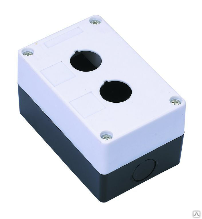 Корпус КП 102 2-м белый для кнопок ИЭК BKP10-2-K01