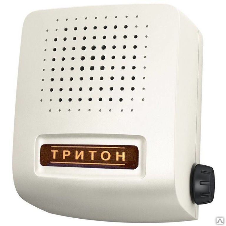 Звонок проводной Рондо соловей 220 В 80-90дБА белый Тритон РН-05
