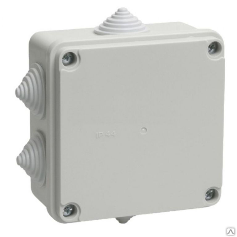 Коробка распаячная CП 92х92х45 мм IP20 КМ41022 для полых стен