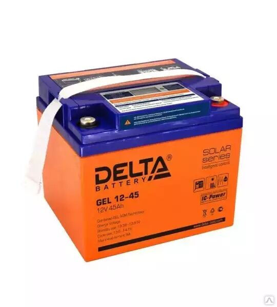 Аккумуляторная батарея Delta GEL 12- 45