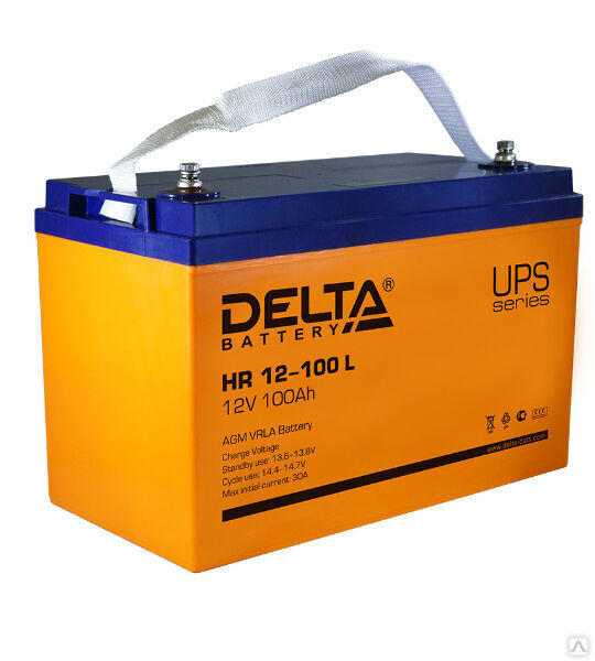 Аккумуляторная батарея Delta HR 12100 L AGM