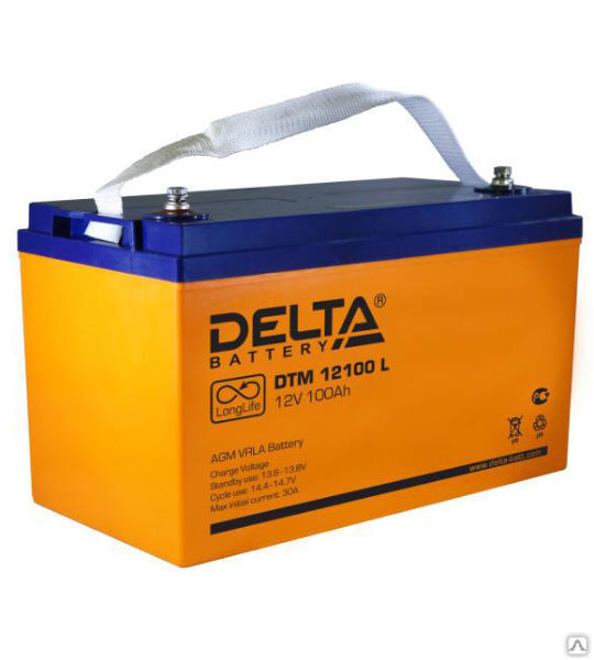 Аккумуляторная батарея Delta DTM 12100 I AGM