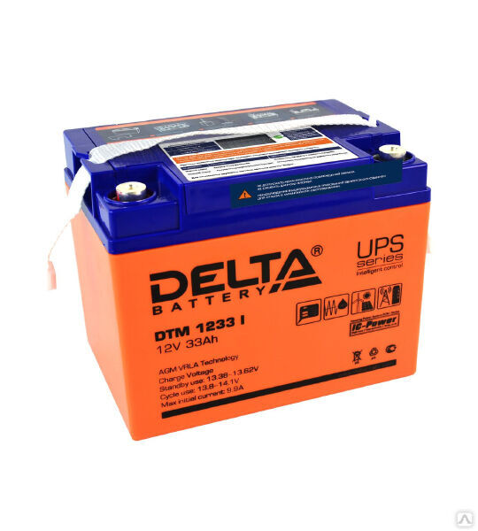 Аккумуляторная батарея Delta DTM 1233 I AGM