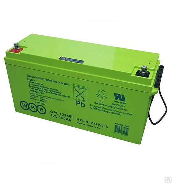 Аккумуляторная батарея WBR GPL 121500