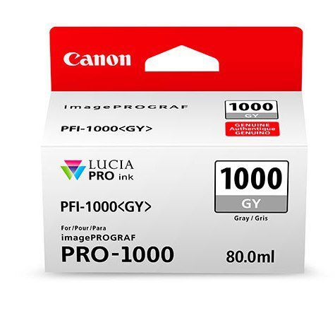 Картридж Canon PFI-1000 PGY Photo Gray 80 мл (0553C001)