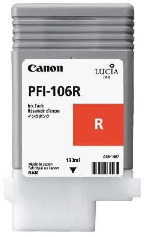 Картридж Canon PFI-106R Red 130 мл (6627B001)