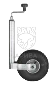 Опорное колесо для прицепа D=48, 150 кг, L=500 Winterhoff ST 48-260 LВ (пневмошина)