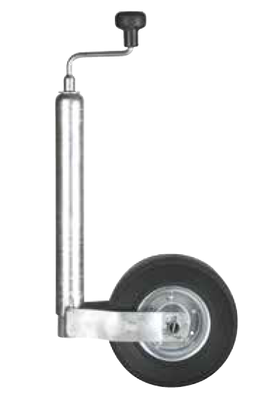 Опорное колесо для прицепа D=48, 150 кг, L=485 Winterhoff ST 48-255 SB