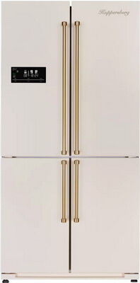 Многокамерный холодильник Kuppersberg NMFV 18591 C кремовый/фурнитура бронза