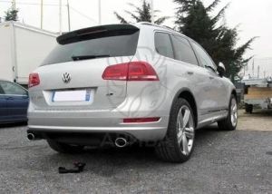 Фаркоп с электрикой 13-конт. на Volkswagen Touareg 08/2014-2018, кроме а/м с запасн. колесом на задн. двери