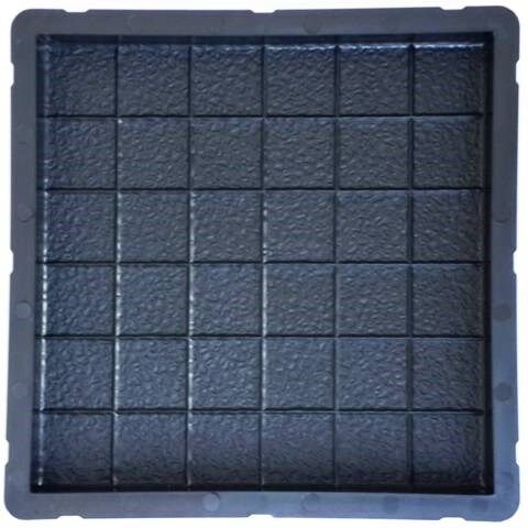 Форма для тротуарной плитки квадрат Мозаика, 30 x 30 x 3 см (4 см)