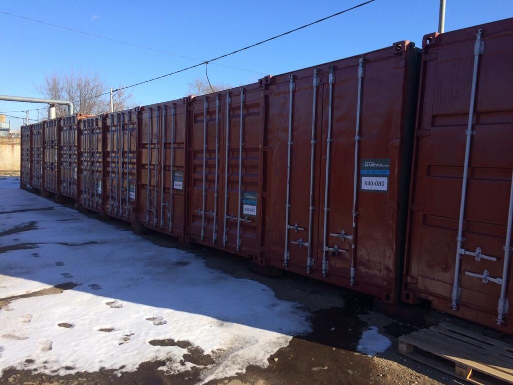 Аренда склада контейнера 40 фут (30 м.кв.)