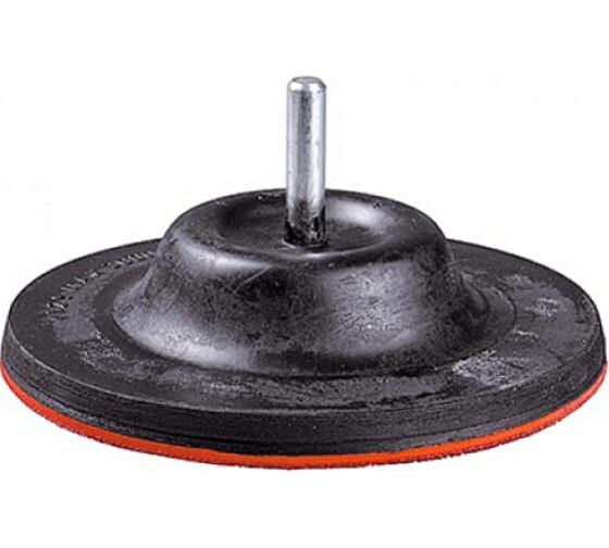 ЗУБР МАСТЕР тарелка опорная резиновая для дрели под круг на липучке d 125 мм Зубр 3575