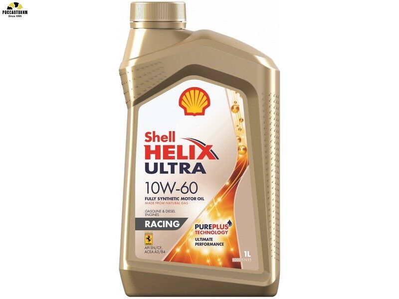 Масло моторное Shell Ultra Racing 10w60 1л синт.