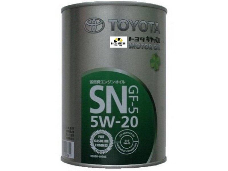 Моторное масло TOYOTA Motor Oil 5W20 SN/CF-5 1л /08880-10606/