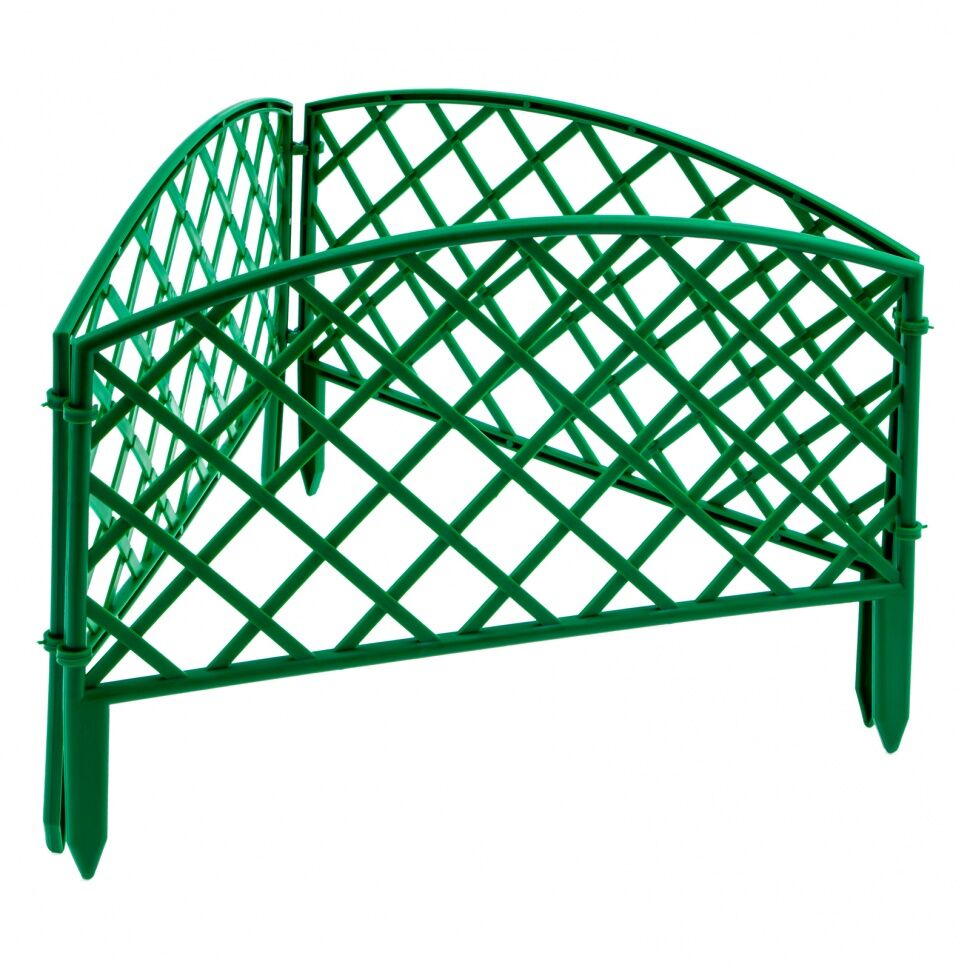 Забор декоративный "Сетка", 24 х 320 см, зеленый Россия, Palisad