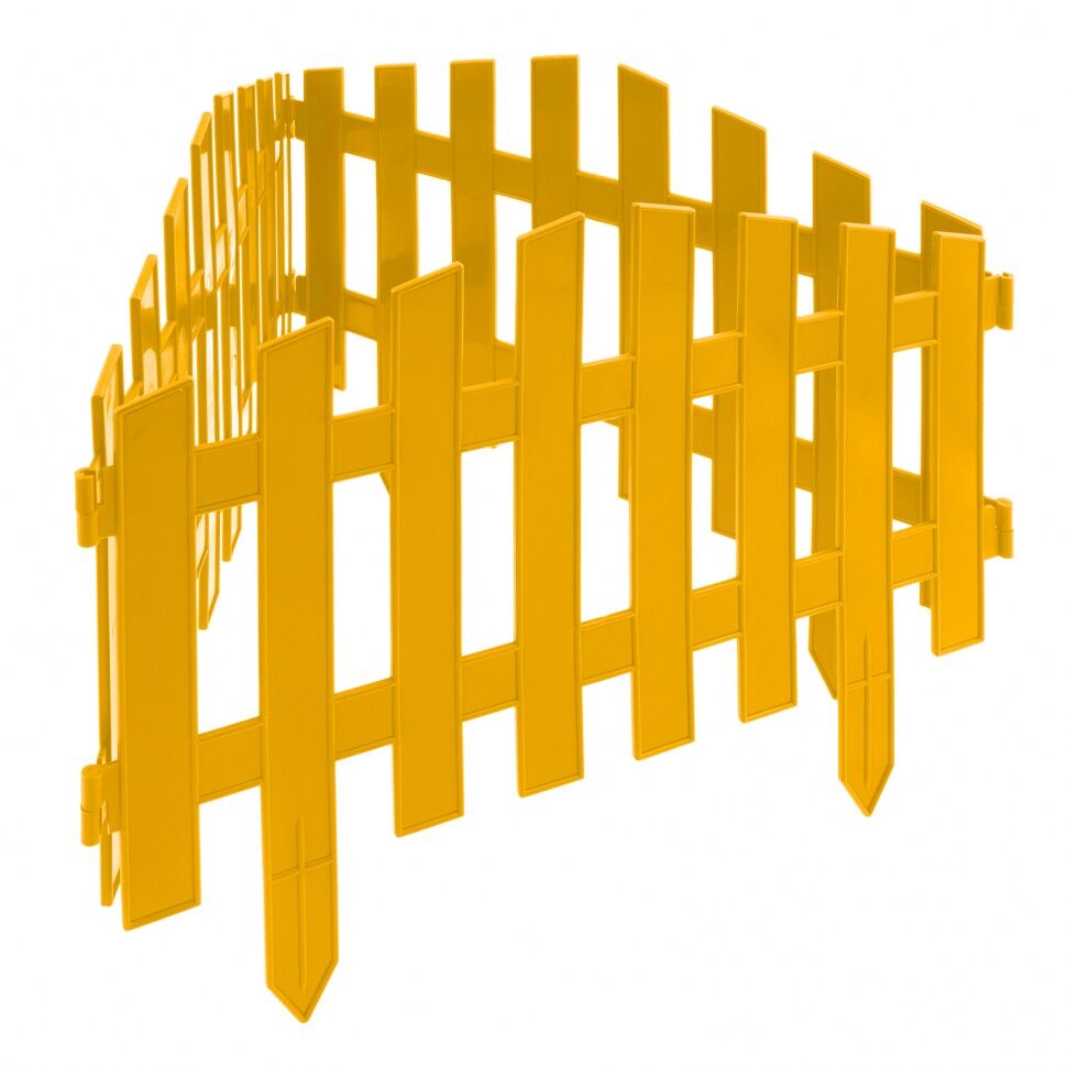 Забор декоративный "Марокко", 28 х 300 см, желтый Россия, Palisad