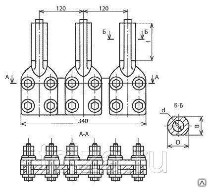 зажим аппаратный а4а-400-2т.