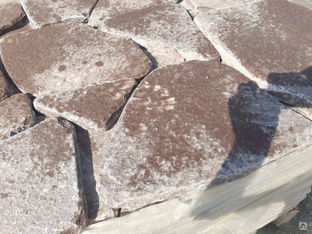 Камень природный Лемезит галтованный Бордо 30-35 мм #1