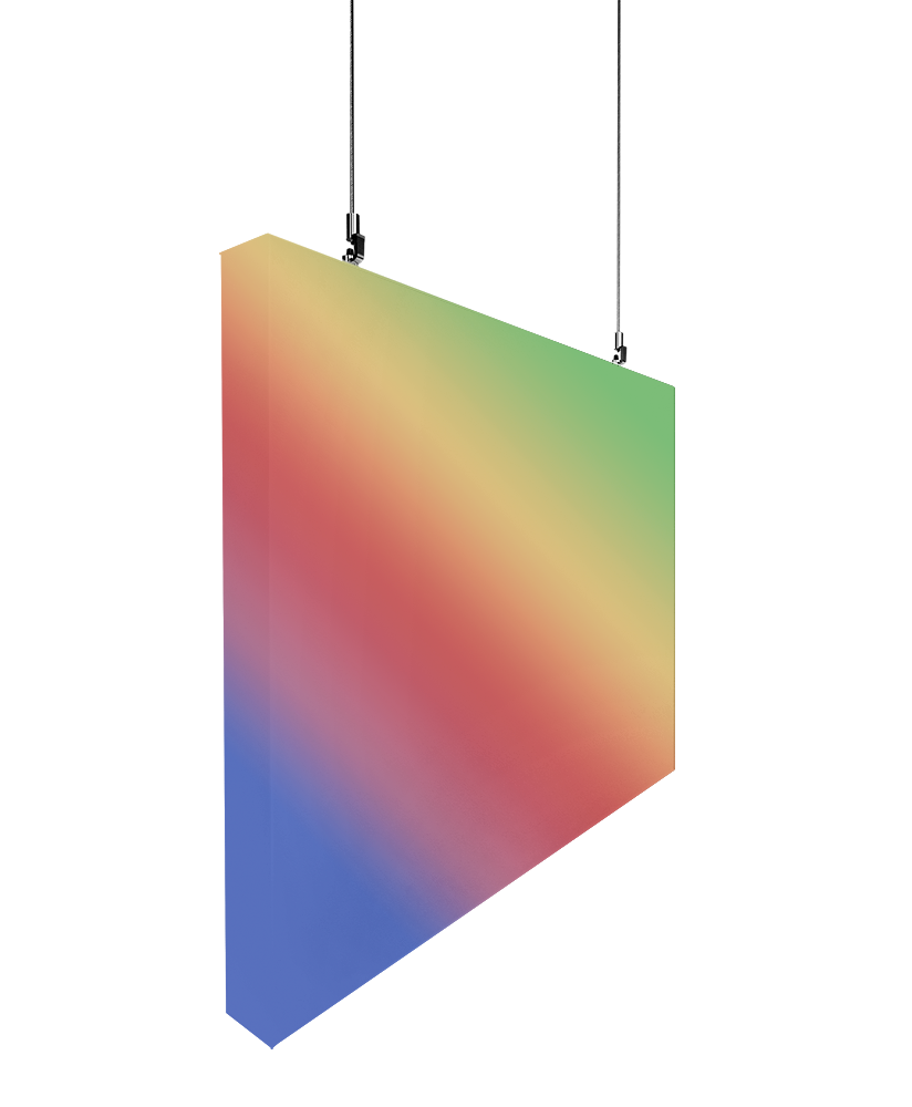 Панель акустическая Акустилайн Baffle Color 1,0 м x 1,0 м х 40 мм Прямоугольник 1,0 м2