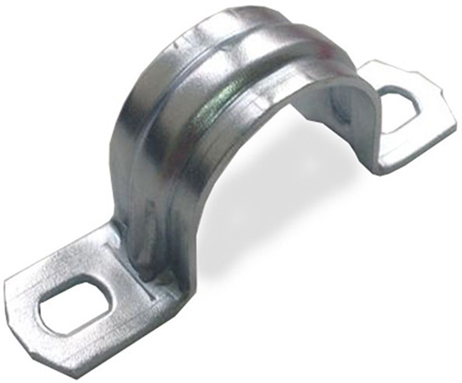 МАЙЕР скоба двухлапковая для металлорукава СМД d25-26мм (100шт) / MAYER скоба металлическая двухлапковая для металлорука