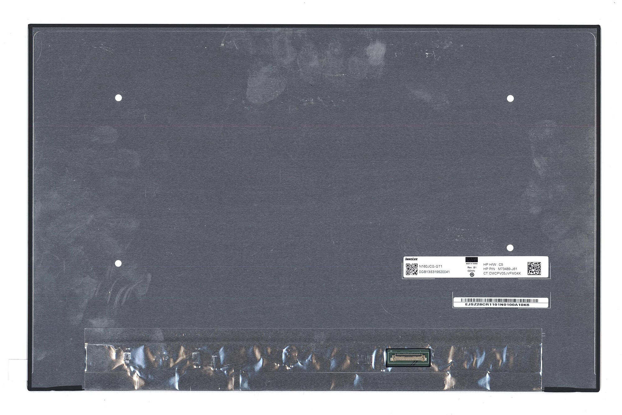Матрица для ноутбука 16.0 1920x1200 30pin eDp Slim AAS N160JCG-GT1 Matte 60Hz