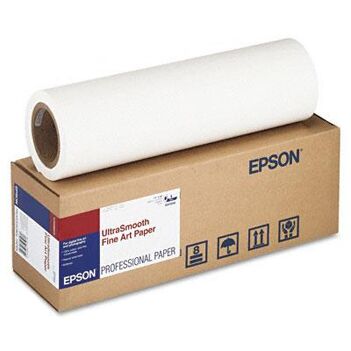 Рулонная бумага для плоттера с покрытием Epson UltraSmooth Fine Art Paper 60 250 г/м2, 1.524x15.2 м, 76 мм (C13S042141)