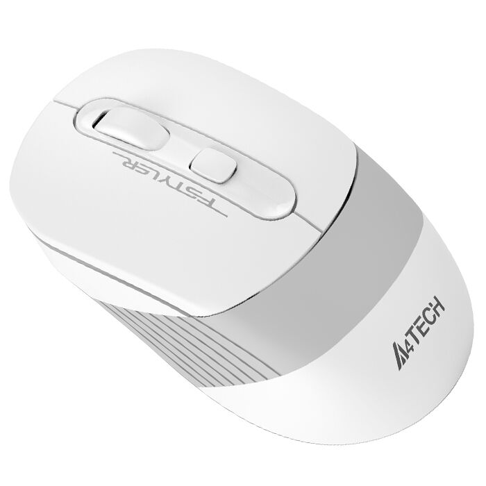 Мышь беспроводная A4Tech Fstyler FB10C, Bluetooth радиоканал White-Grey