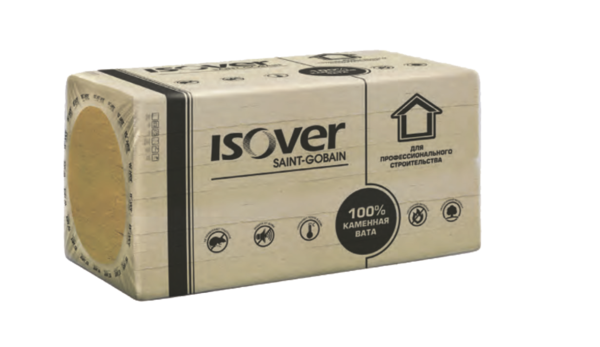 Утеплитель ISOVER Фасад-Оптима 100*600*1000 2 плиты; 0,18 куб.м