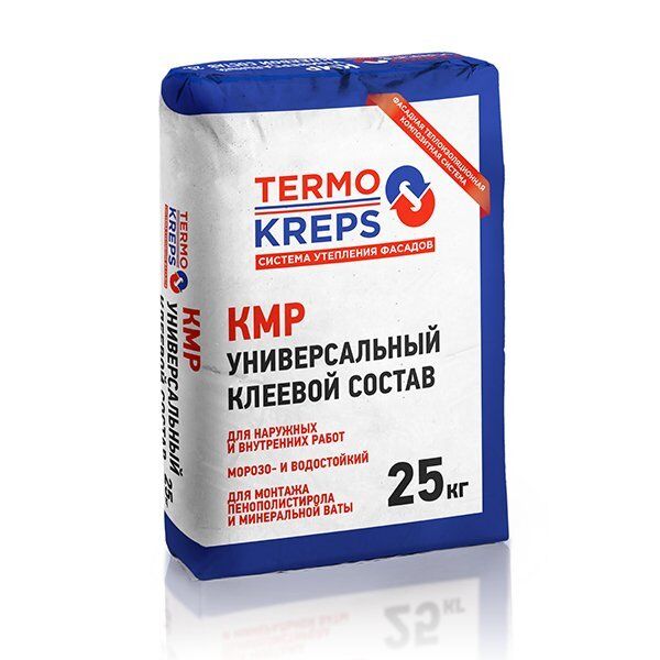 Клей для минеральной ваты и пенополистирола TERMOKREPS KMP Крепс (25кг) КРЕПС