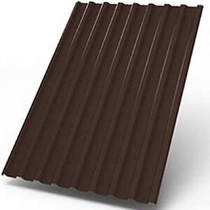 Профилированный лист НC-35х1000 NormanMP ПЭ-01-8017 Коричневый шоколад-0.5 Металл Профиль