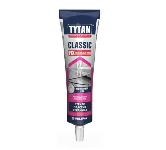 Клей монтажный Tytan Professional Classic Fix 100мл прозрачный TYTAN