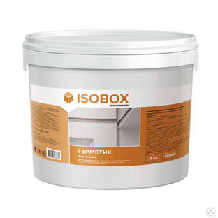 Герметик ISOBOX Акриловый для межпанельных швов белый (7кг) 