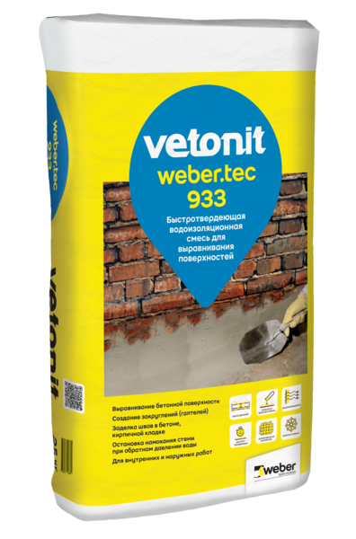 Гидроизоляция Vetonit weber.tec 933 , 25 кг