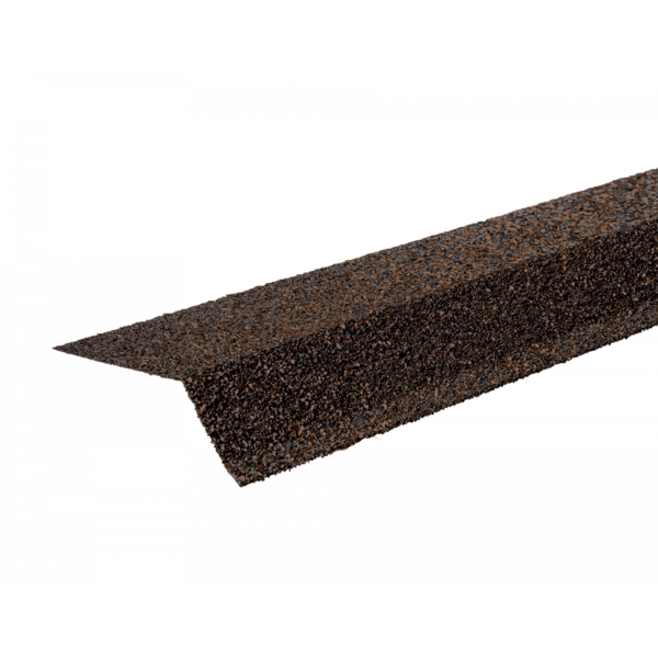 Планка карнизная с гранулятом, светло-коричневый 75х50х5 мм, Технониколь