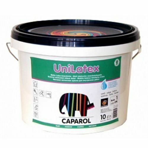 Краска водно дисперсионная caparol. Краска Caparol Unilatex. Капарол латексная краска. Краска в/д Caparol Unilatex bx1 10 л.. Caparol Unilatex, 10л, база 3.