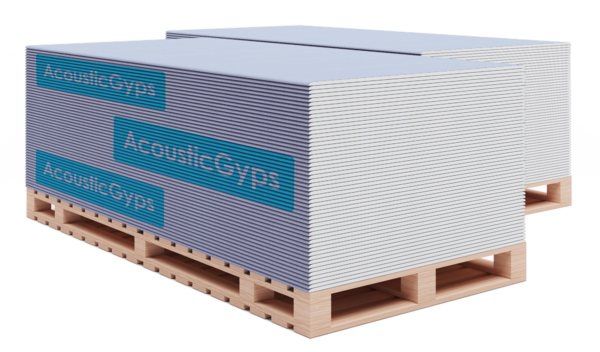 Плита звукоизоляционная ГКЛЗ АкустикГипс (AcousticGyps) (2 м х 1,2 м х 12,5 мм) 2,4 м2 Техносонус