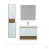 Комплект мебели для ванной JornoGlass 100 подвесной Белый 1