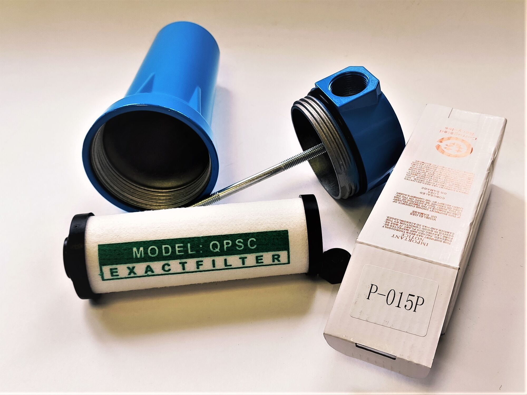 Магистральный фильтр предварительной очистки сжатого воздуха P-015-P для компрессора