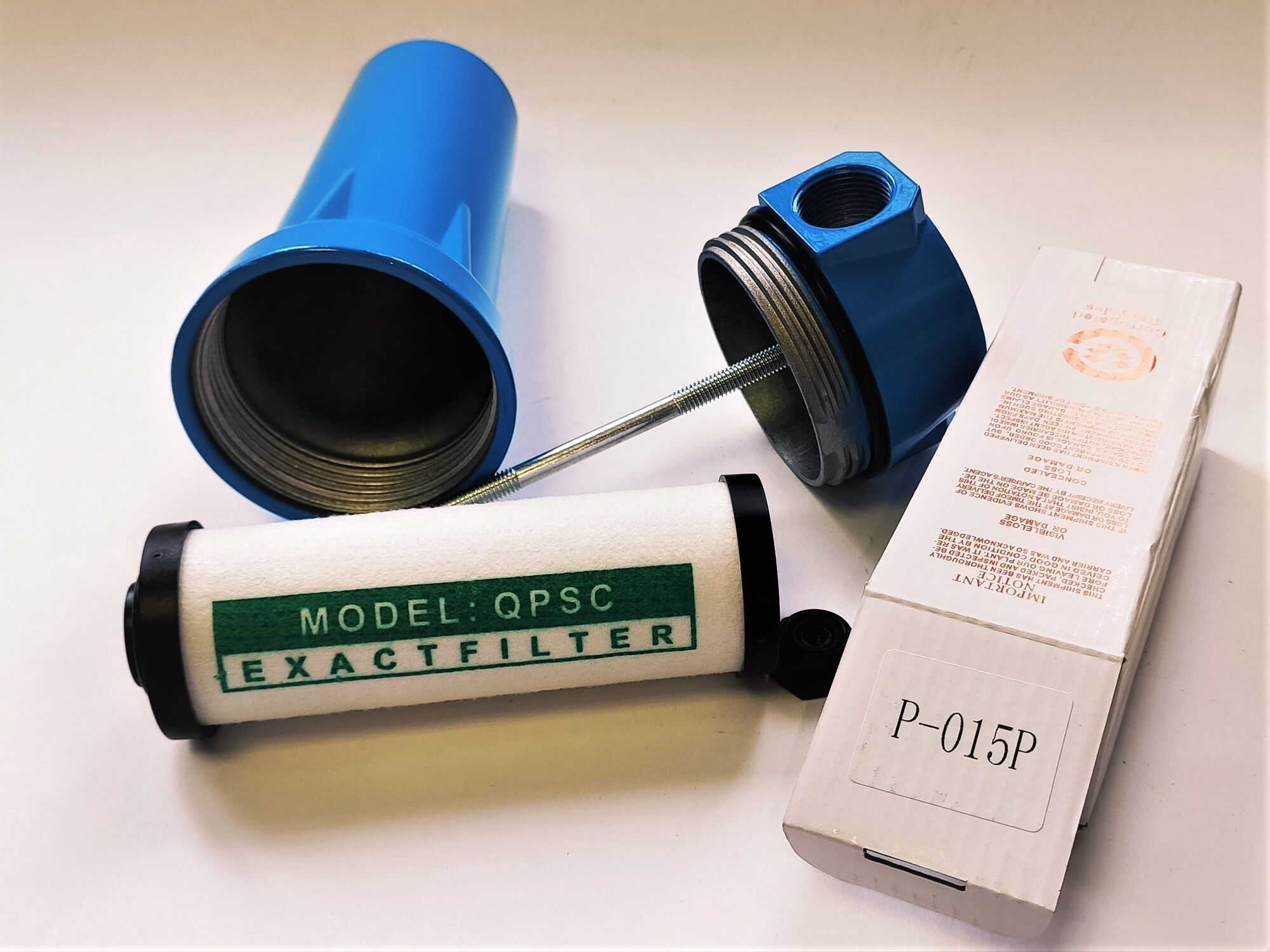 Фильтр - сепаратор для очистки сжатого воздуха P-015-P к компрессору