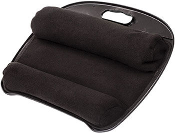 Подставка-столик с мягкими подушками, для ноутбука и творчества Brauberg 430*330 мм черный 512669