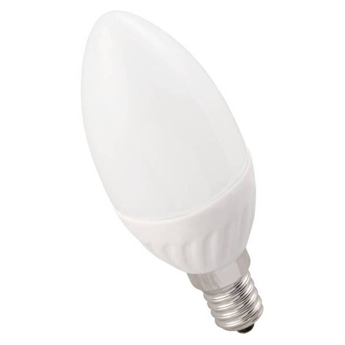 Лампа светодиодная LED ECO свеча 4000 К белая 450 Лм IEK LLE-C35-5-230-40-E14