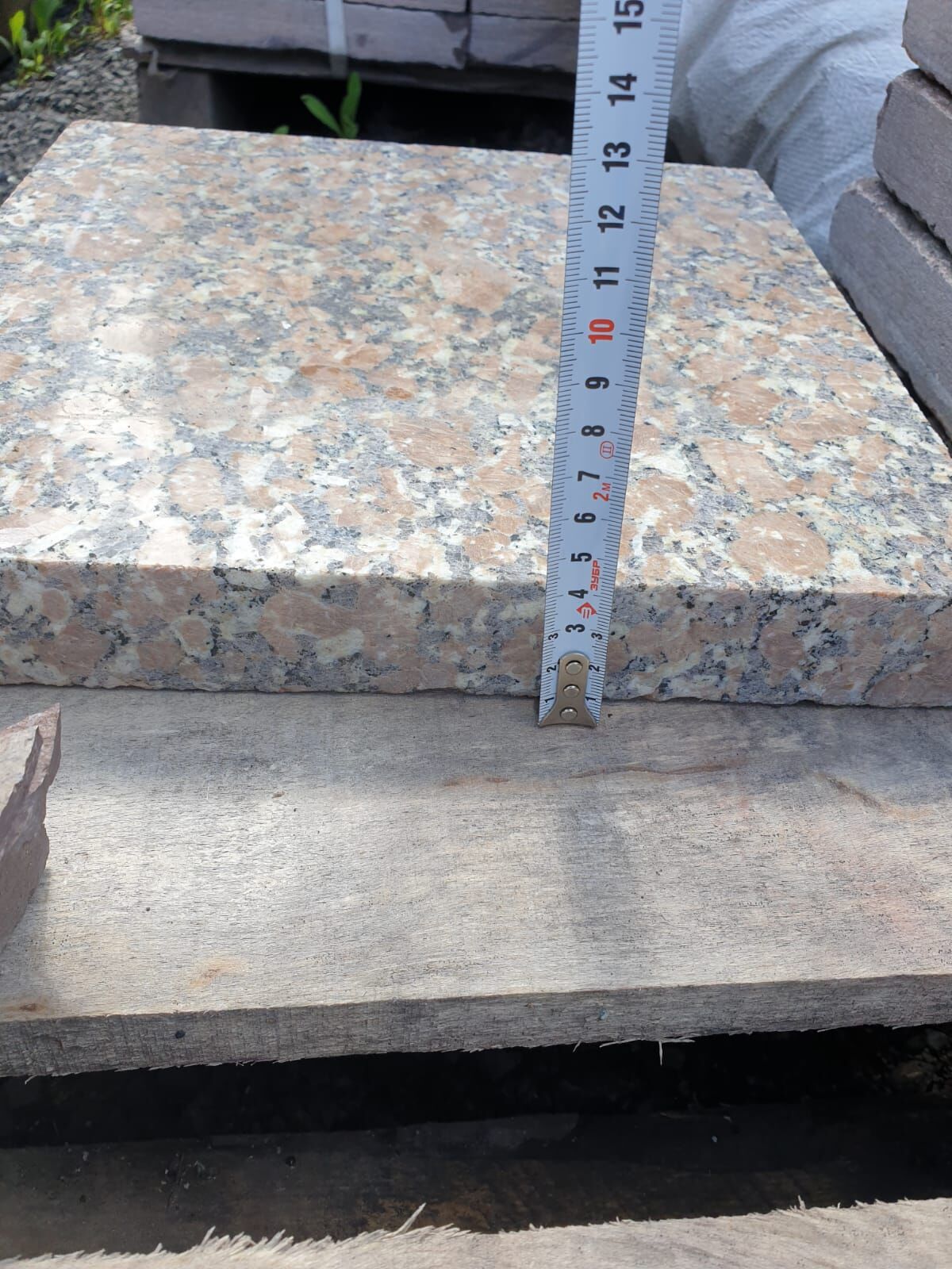 Брусчатка гранитная пиленная 300*300*30 мм тротуарная плитка, Южно-султаевск. Термо