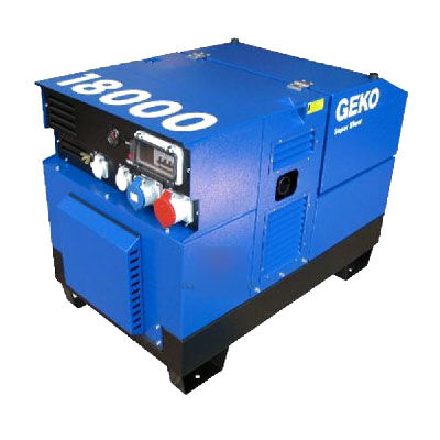 Бензиновый генератор Geko 18000 ED S/SEBA SS в кожухе, электростартер