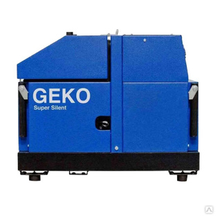 Бензиновый генератор Geko 5411 ED AA/HHBA SS в кожухе, ручной стартер 